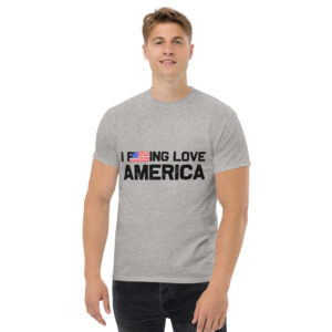 I F*ing Love America Men's Tee Shirt