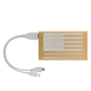 Offensively Patriotic Power Bank Gold