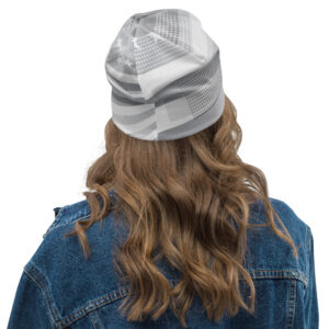 grey us stars and stripes beanie