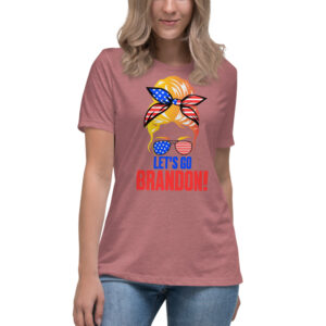 let's go brandon women's relaxed tee