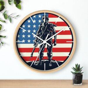 american soldier clock