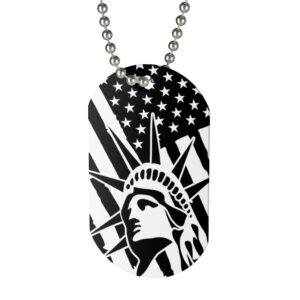 statue of liberty dog tag