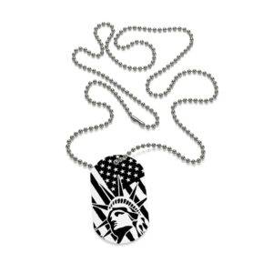 statue of liberty dog tag