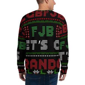 fjb let's go brandon ugly christmas sweater