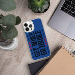 get woke go broke iphone case