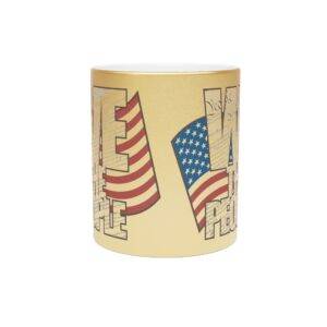 we the people metallic mug