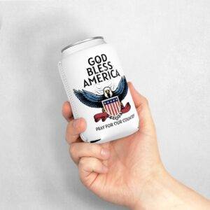 God Bless America - Can Cooler Sleeve