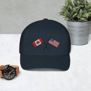 USA Canada Trucker Cap