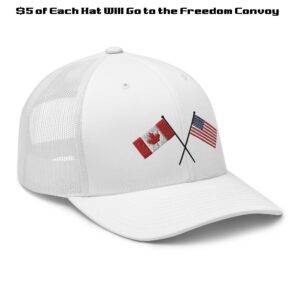 USA Canada Trucker Cap