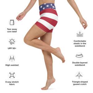 US Colors Yoga Shorts