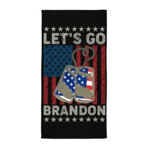 Let's Go Brandon Beach Towel