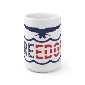 freedom ceramic mug