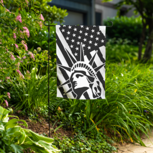 statue of liberty garden flag