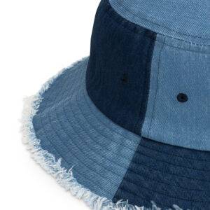 1776 Distressed Denim Bucket Hat