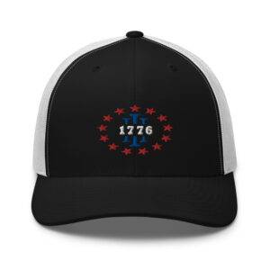 1776 Three Percenter trucker cap