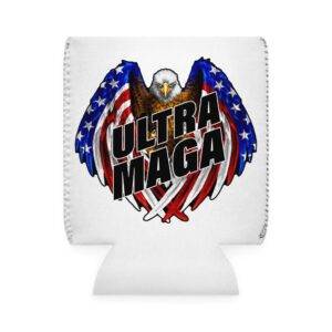 Ultra MAGA Eagle Can Cooler Sleeve