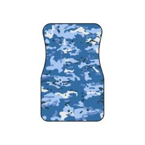 Blue Camo Car Mats