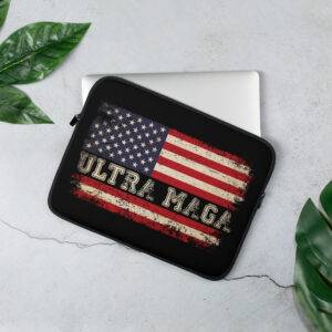 Ultra MAGA US Flag Laptop Sleeve