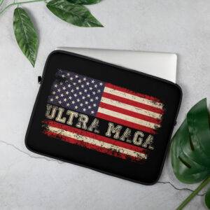 Ultra MAGA US Flag Laptop Sleeve