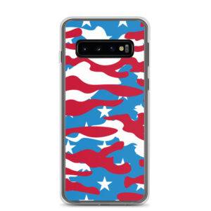 Red White Blue Camo Samsung Phone Case