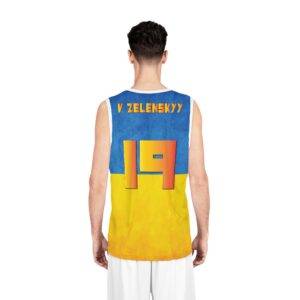 Ukraine Money Launderers 19 V. Zelenskyy Basketball Jersey