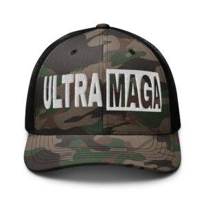 Ultra MAGA Camo Trucker Hat